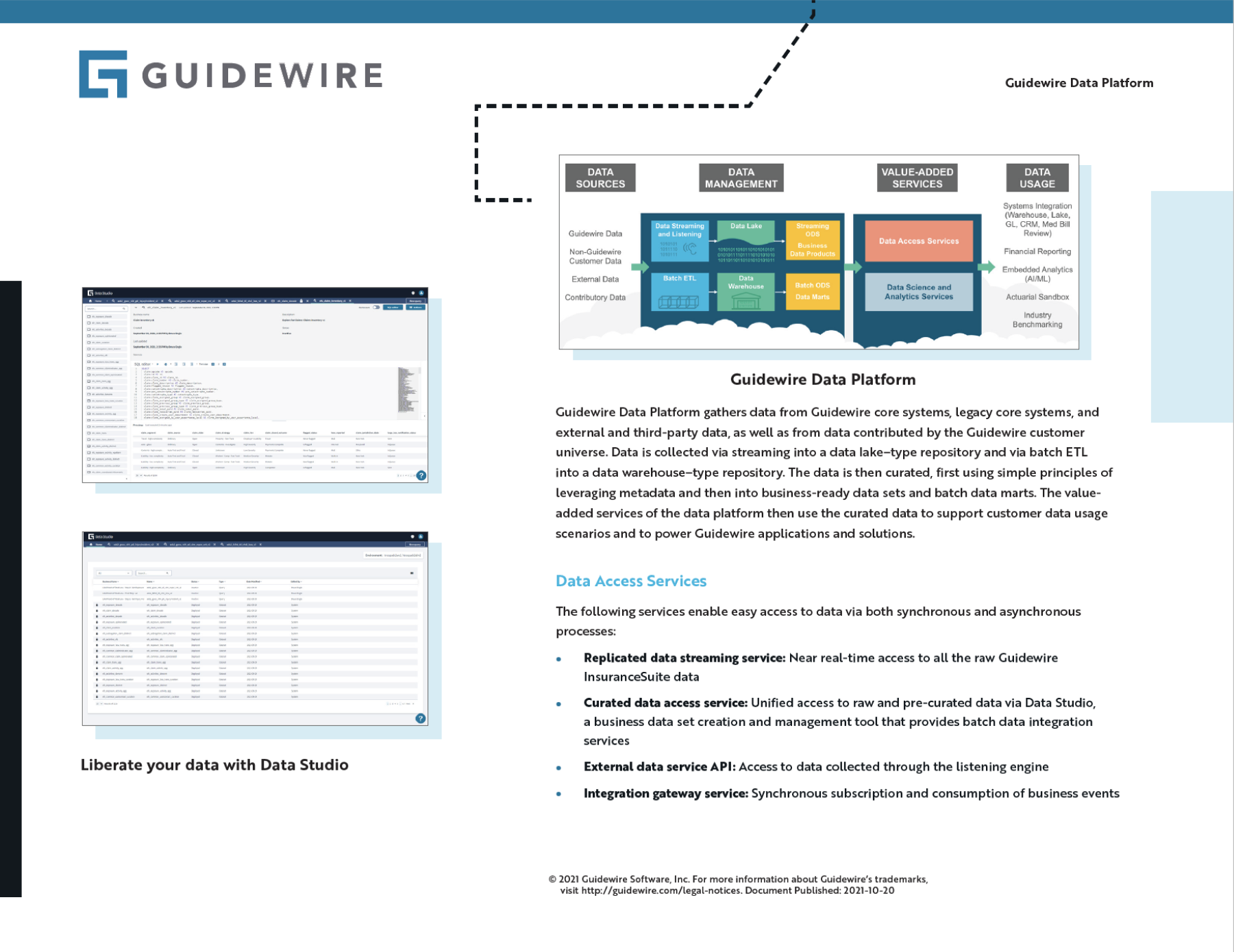 Guidewire Data Platform